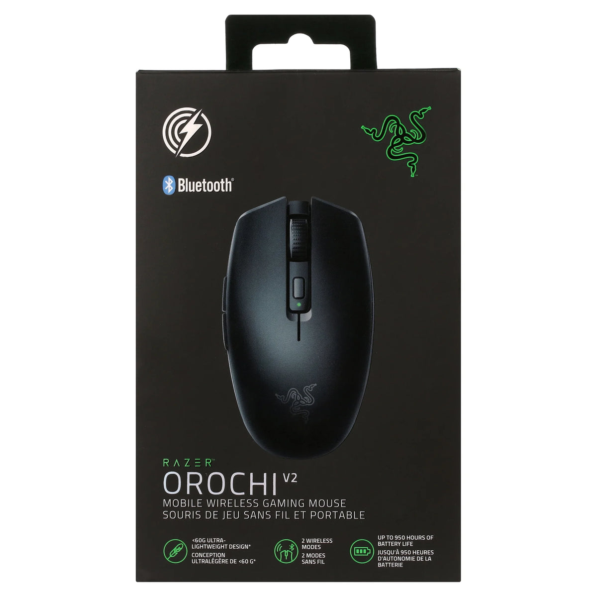 Razer RZ0103730100R3U1 Orochi V2 Wireless Optical Gaming Mouse - Black