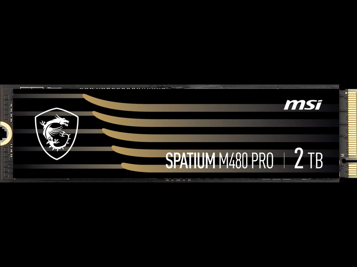 MSI SPATIUM M480 PRO Pcie 4.0 Nvme M.2 - 2TB, 2GB Cache, R/W 7400 - 7000, - Solid State Drive