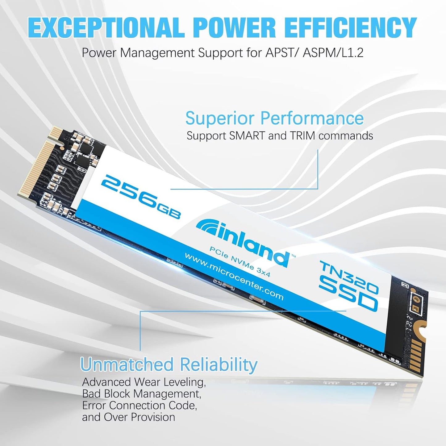 TN320 256GB Nvme M.2 Pcie Gen3X4 2280 Internal Solid State Drive SSD