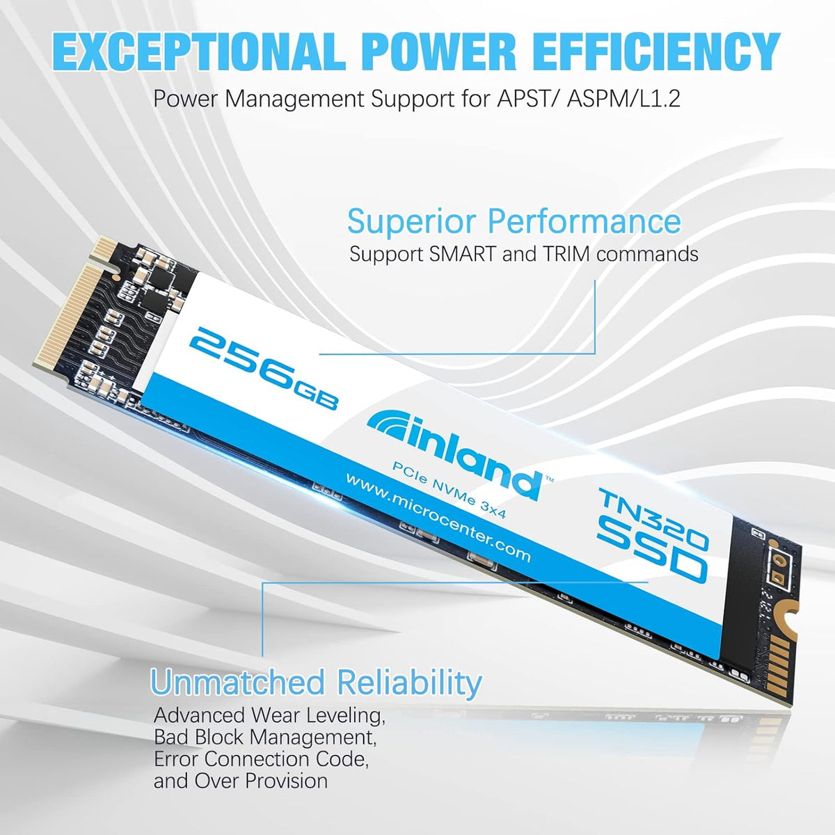 TN320 256GB Nvme M.2 Pcie Gen3X4 2280 Internal Solid State Drive SSD