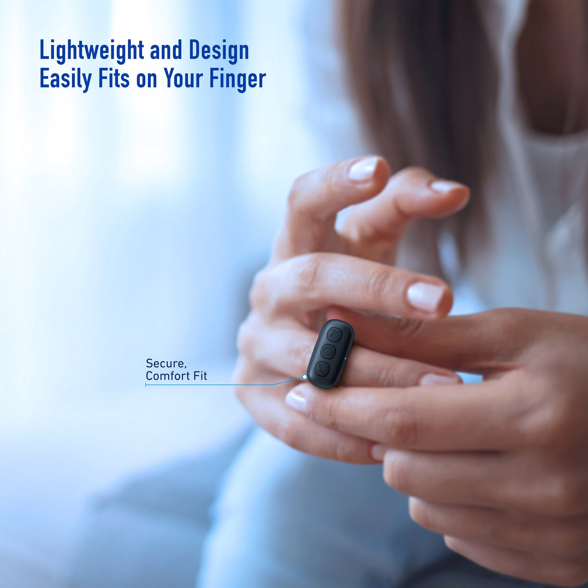 Soundplay Smart Remote Ring, Bluetooth Tiktok Scrolling Ring