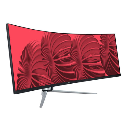 Onn 49" 3840 X 1080P Curved Dual FHD Gaming Monitor, Black, 100133225